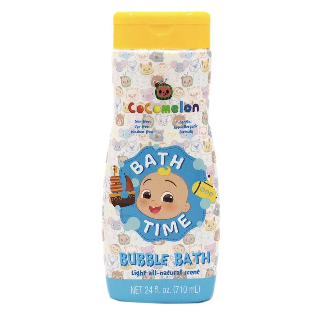 Cocomelon Bath Time Bubble Bath Light- All Natural‎ Scent Net 24 FL OZ (710ml)